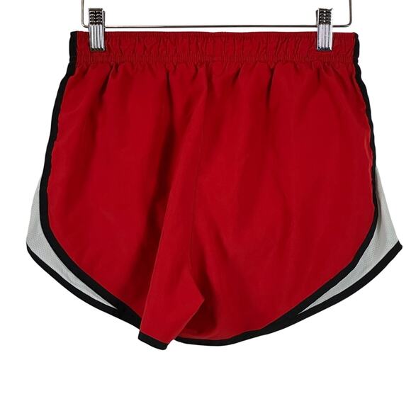 Nike Running Shorts Womens S Red White Dri-FIT Athletic Athleisure Gym Fitness - Picture 2 of 3